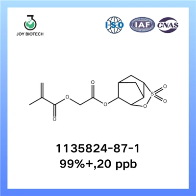 2-Aċidu Propenojku, 2-metil-, 2-[(hexahydro-2,2-dioxido-3,5-methanocyclopent[d]-1,2-oxathiol-6-yl)oxy]-2-oxoethyl Ester CAS NO 1135824-87-1